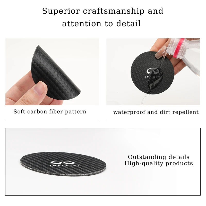 2pcs car carbon leather water cup pad anti noise coaster mat for infiniti q50 fx35 q30 g37 q70 qx70 g35 q60 qx50 qx60 qx80 qx30 2pcs car carbon leather water cup pad anti noise coaster mat for infiniti q50 fx35 q30 g37 q70 qx70 g35 q60 qx50 qx60 qx80 qx30