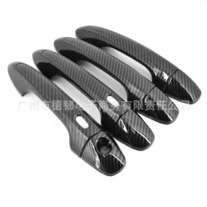 suitable for 16 20 toyota hilux carbon fiber handle sticker hilux revo door handle decoration