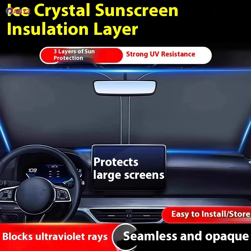 for roewe i5 ei5 mg ep es ap31 ep22 2017~2025 car sun visor front windshield sunshade heat insulation summer auto for roewe i5 ei5 mg ep es ap31 ep22 2017~2025 car sun visor front windshield sunshade heat insulation summer auto
