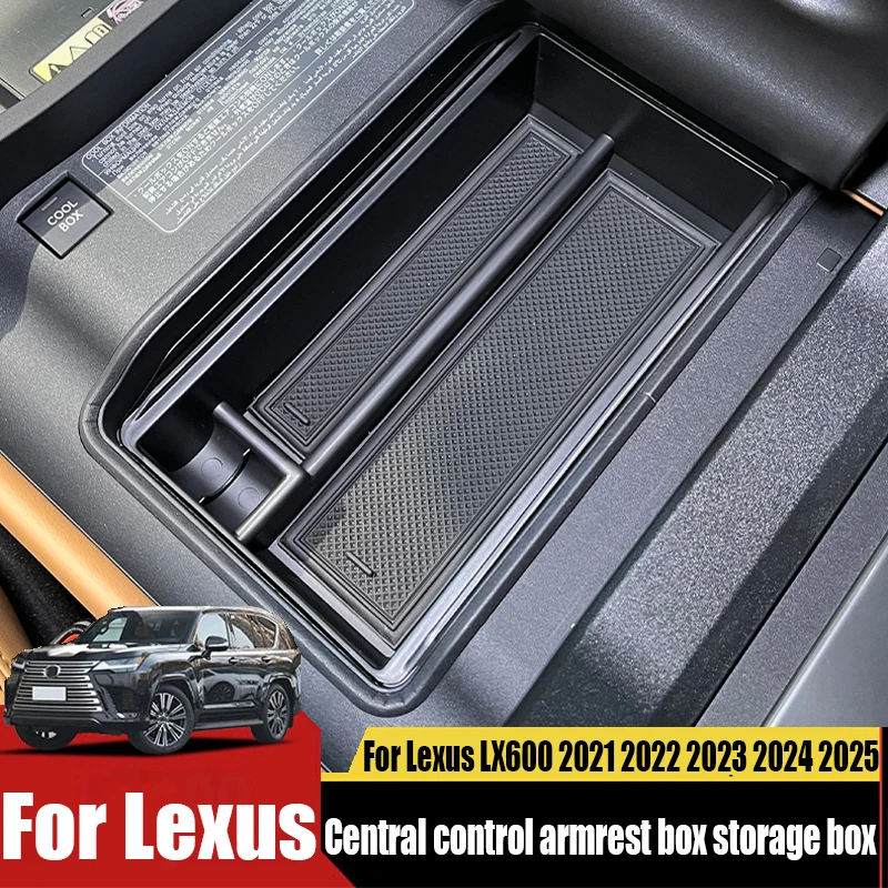 for lexus lx600 2021 2022 2023 2024 2025 central control armrest box storage box car interior storage accessories abs material for lexus lx600 2021 2022 2023 2024 2025 central control armrest box storage box car interior storage accessories abs material