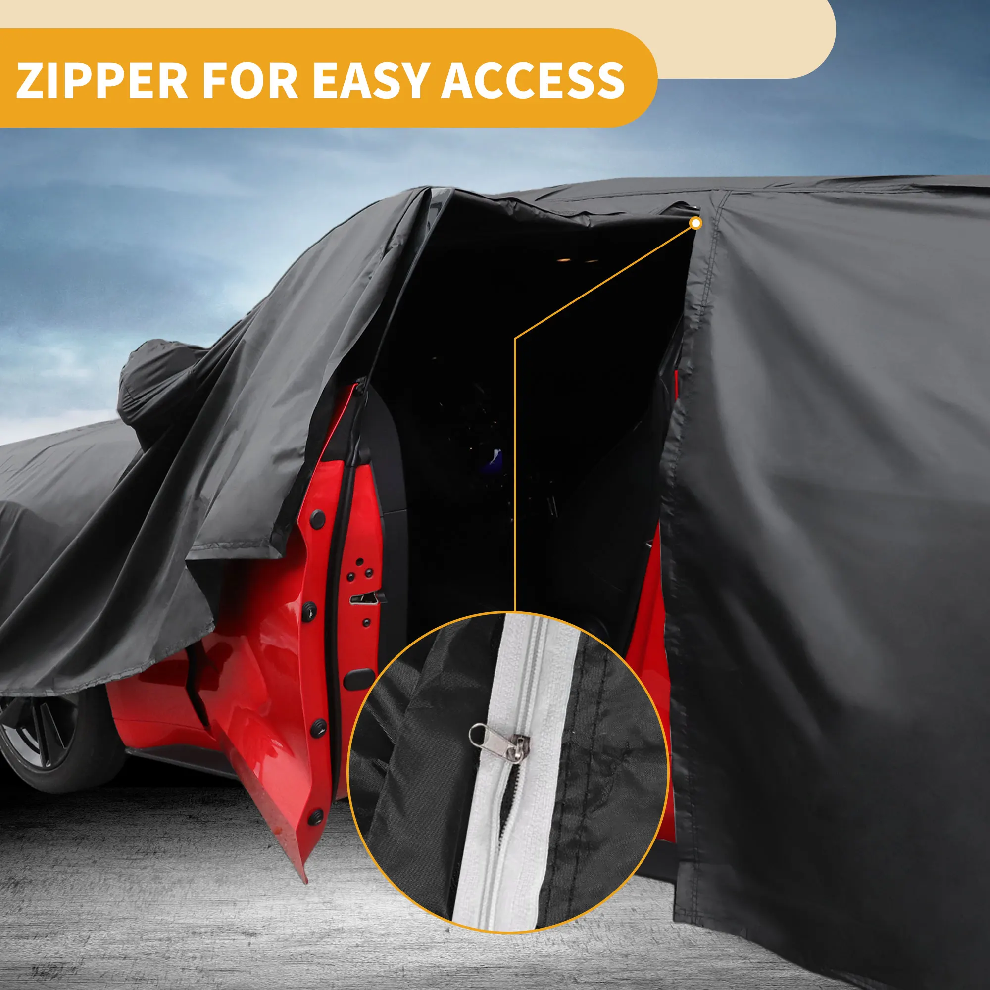 motoforti car cover waterproof all weather sun rain protection full exterior cover for dodge for ram black with left side zipper motoforti car cover waterproof all weather sun rain protection full exterior cover for dodge for ram black with left side zipper