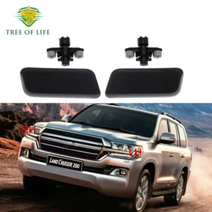 for toyota land cruiser grj200 lc200 2016 2017 2018 2019 2020 2021 front bumper headlight lamp washer spray nozzle cover cap