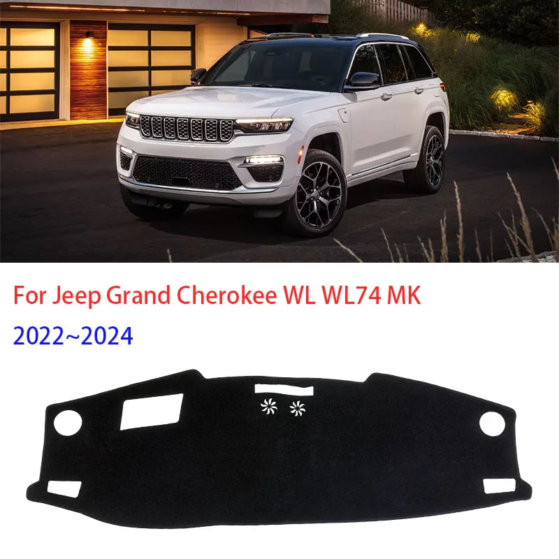 for jeep grand cherokee wl wl74 mk2022~2024 auto trim part car dashboard cover pad liner anti slip mat sunshade protective pad for jeep grand cherokee wl wl74 mk2022~2024 auto trim part car dashboard cover pad liner anti slip mat sunshade protective pad