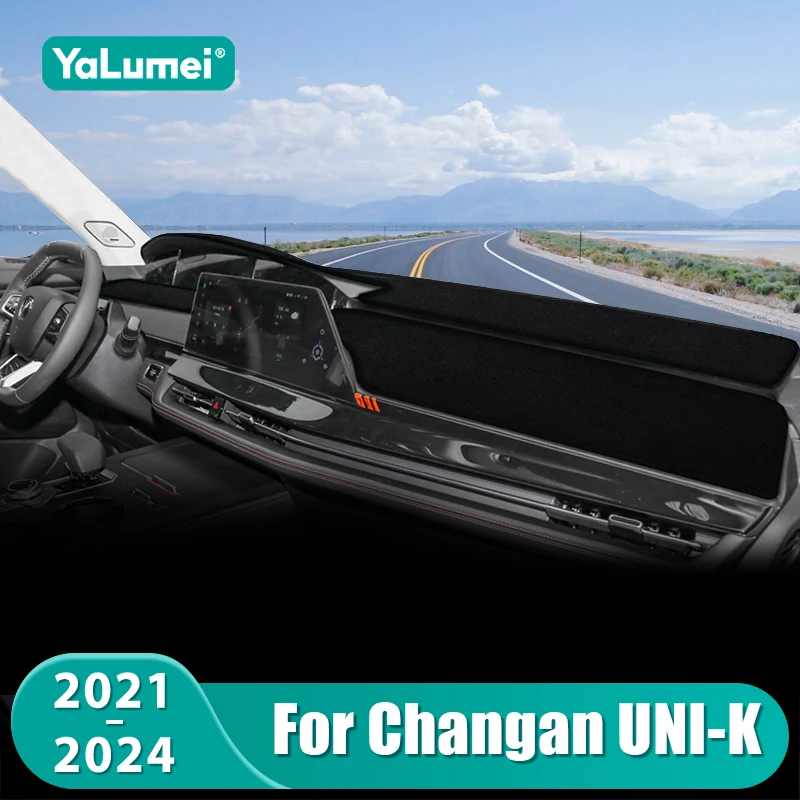 for changan uni k unik 2021 2022 2023 2024 uni k car dashboard mat sun shade instrument desk non slip cover accessories for changan uni k unik 2021 2022 2023 2024 uni k car dashboard mat sun shade instrument desk non slip cover accessories