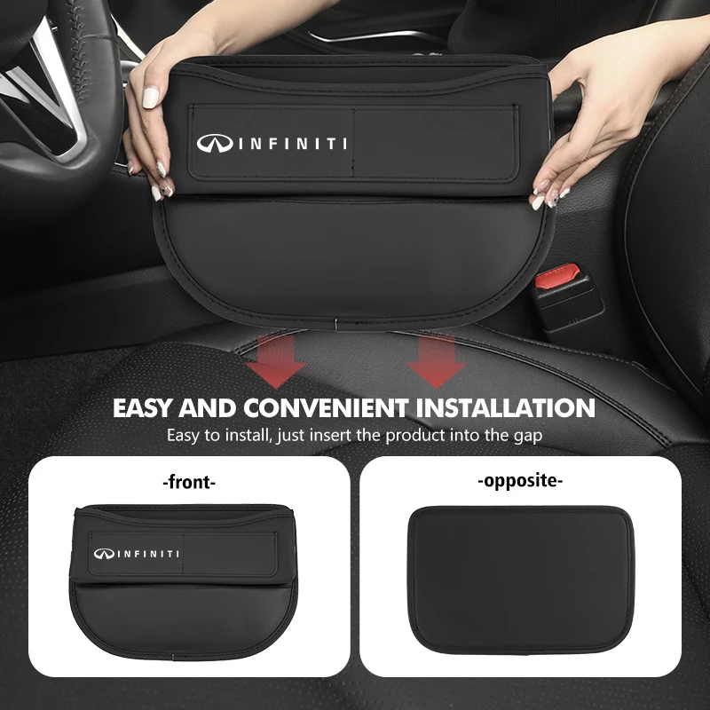 car seat gap box leather stowing tidy interior for infiniti q50 fx35 q30 g37 q70 qx70 g35 q60 qx50 qx60 qx80 jx35 car seat gap box leather stowing tidy interior for infiniti q50 fx35 q30 g37 q70 qx70 g35 q60 qx50 qx60 qx80 jx35