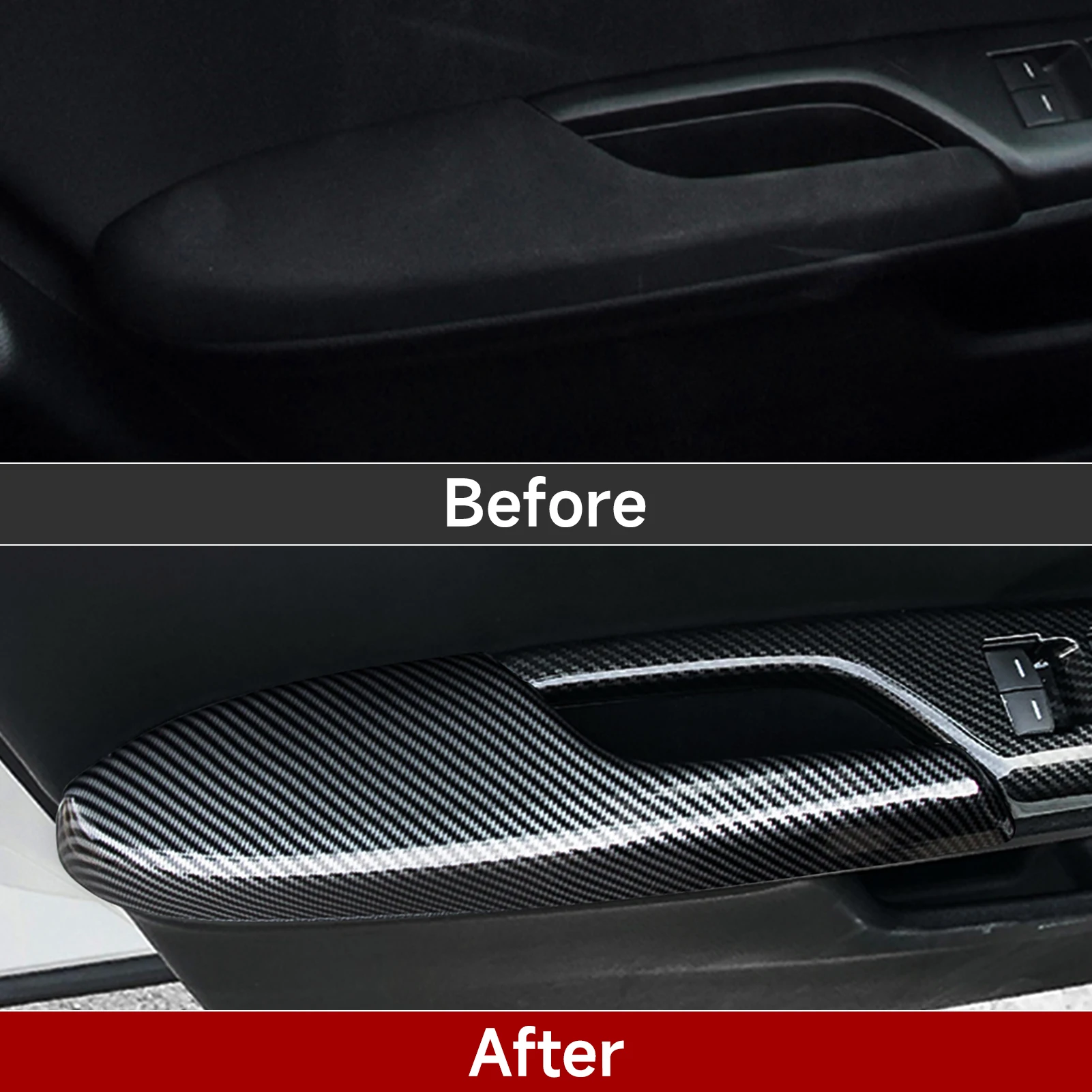 for honda civic 10th gen (2016 2021) trim , car door armrest panel cover, carbon fiber abs interior sticker for honda civic 10th gen (2016 2021) trim , car door armrest panel cover, carbon fiber abs interior sticker