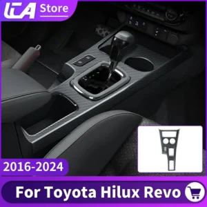 for toyota hilux revo pickup truck 2024 2016 dashboard center console protective panel anti scratch sticker interior trim cover