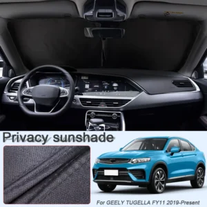 car black window privacy sunshade for geely tugella fy11 2019 2026 auto anti uv heat insulation protect cover interior accessory