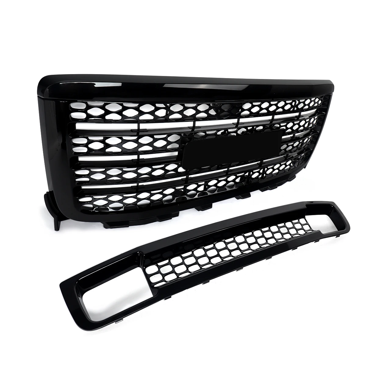 2011 2012 2013 2014 front bumper upper&lower grille for gmc sierra deanli 2500hd center honeycomb grille hood molding trim 2011 2012 2013 2014 front bumper upper&lower grille for gmc sierra deanli 2500hd center honeycomb grille hood molding trim