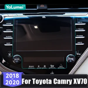 for toyota camry xv70 70 2018 2019 2020 car screen protector soft film instrument navigation panel protective trim sticker