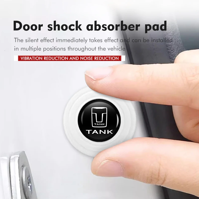 4pcs car door shock absorber spacer anti collision protection for tank great wall gwm wey 2021 new 300 500 4pcs car door shock absorber spacer anti collision protection for tank great wall gwm wey 2021 new 300 500