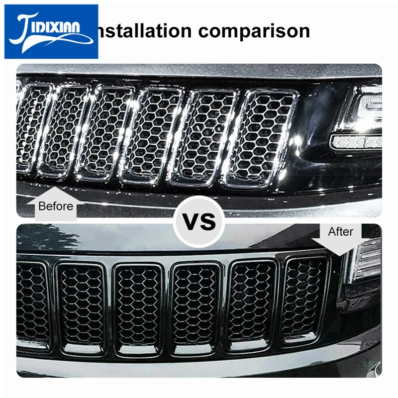 jidixian racing grills for jeep grand cherokee 2014 2015 2016 front insert honeycomb grille mesh decoration cover jidixian racing grills for jeep grand cherokee 2014 2015 2016 front insert honeycomb grille mesh decoration cover