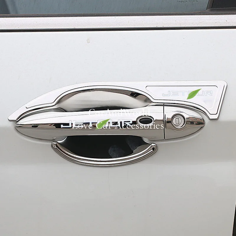 stainless steel car body door handle bowl frame cover protector trims interior moulding for jetour x70 2018 2022 stainless steel car body door handle bowl frame cover protector trims interior moulding for jetour x70 2018 2022