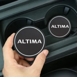 2pcs car coaster water cup bottle holder anti slip pad mat silica gel bottle holder pad for nissan altima car accessorie