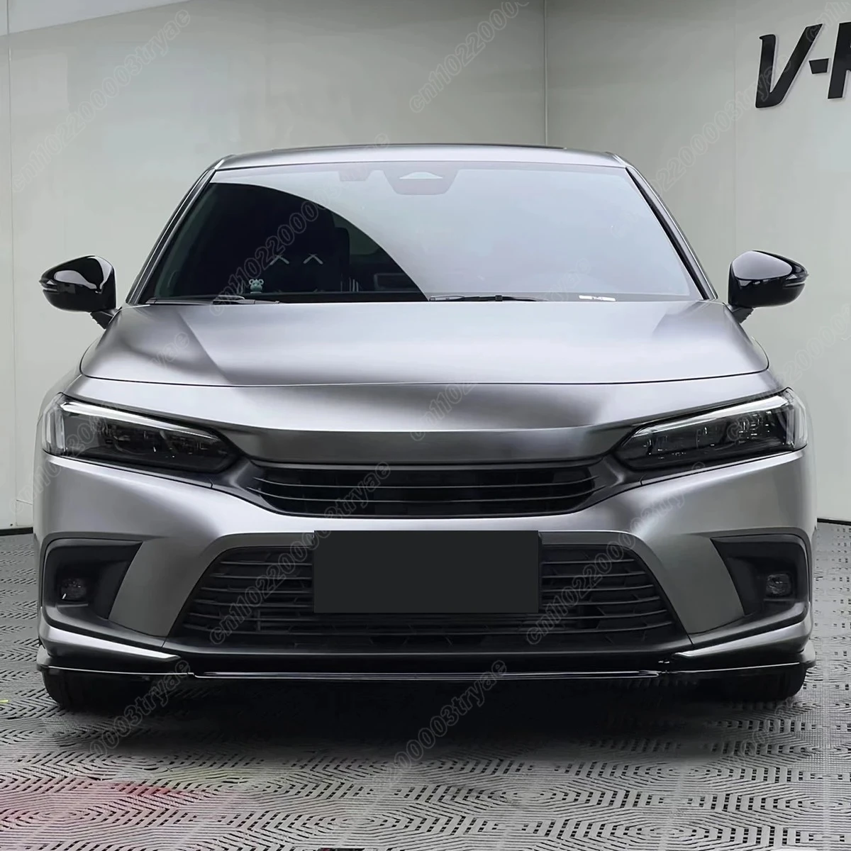 for honda civic 11th gen 2022 2023 2024 front bumper lower grille left and right fog light frame car body modification kit for honda civic 11th gen 2022 2023 2024 front bumper lower grille left and right fog light frame car body modification kit