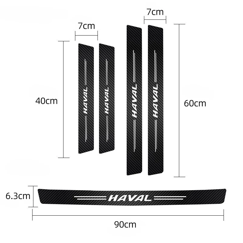 5pcs leather car door decals carbon fiber threshold anti scratch for great wall haval h6 dargo m6 h9 h6s f7 f7x jolion x dog xy 5pcs leather car door decals carbon fiber threshold anti scratch for great wall haval h6 dargo m6 h9 h6s f7 f7x jolion x dog xy