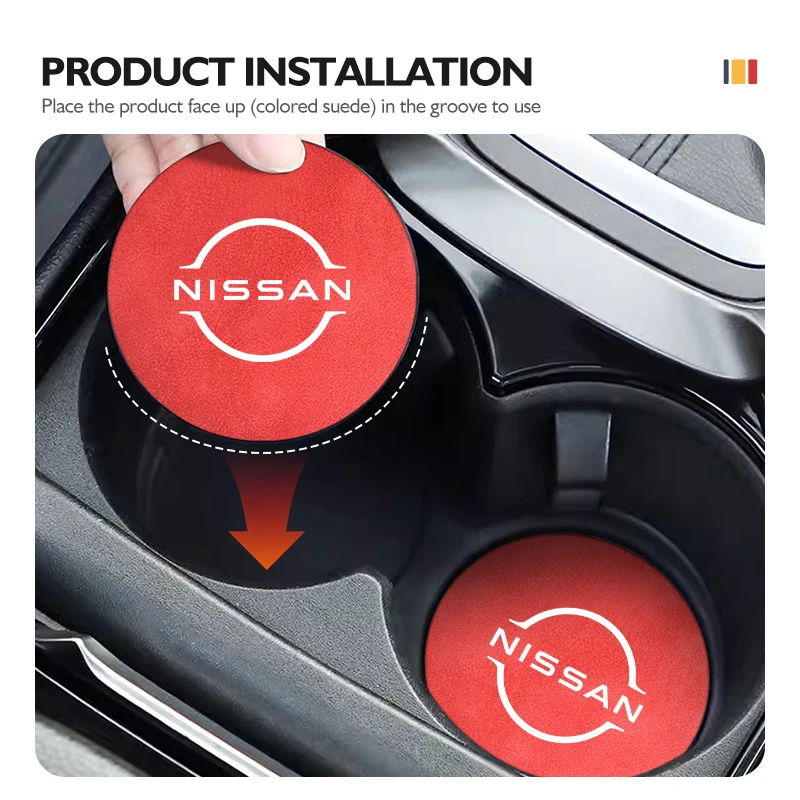 2pcs car coaster anti slip mat sheepskin water cup holder pad for nissan sentra altima versa maxima murano note armada pulsar 2pcs car coaster anti slip mat sheepskin water cup holder pad for nissan sentra altima versa maxima murano note armada pulsar