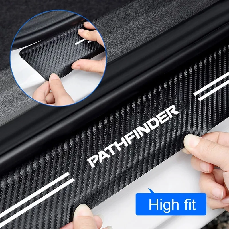 carbon fiber car door trunk protective strip decal for nissan pathfinder r50 r51 r52 r53 1986 2016 2017 2018 2019 2020 2021 2022 carbon fiber car door trunk protective strip decal for nissan pathfinder r50 r51 r52 r53 1986 2016 2017 2018 2019 2020 2021 2022