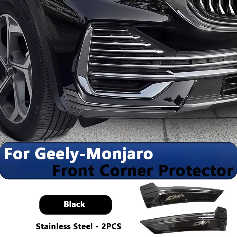 for geely monjaro manjaro xingyue l kx11 2025 front corner guard collision bar stainless steel front bumper scratch protection for geely monjaro manjaro xingyue l kx11 2025 front corner guard collision bar stainless steel front bumper scratch protection