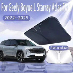for geely boyue l starray atlas fx11 2022~2025 car sun visor front windshield sunshade heat insulation cooling auto accessories
