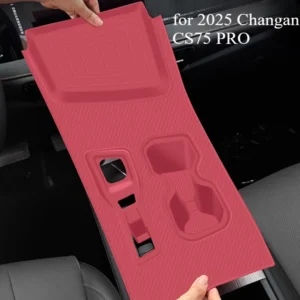 silicone center console protector for 2025 changan cs75 pro anti slip control panel cover & cup holder mat