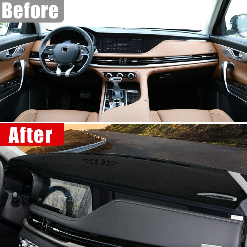 for changan cs95 2019 2020 2021 2022 2023 car dashboard cover sunshade anti fading pad heat shield non slip interior for changan cs95 2019 2020 2021 2022 2023 car dashboard cover sunshade anti fading pad heat shield non slip interior