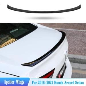 for honda accord 10th gen sedan rear trunk lid spoiler 2018 2022 abs material car tuning parts body kit decorative accessories