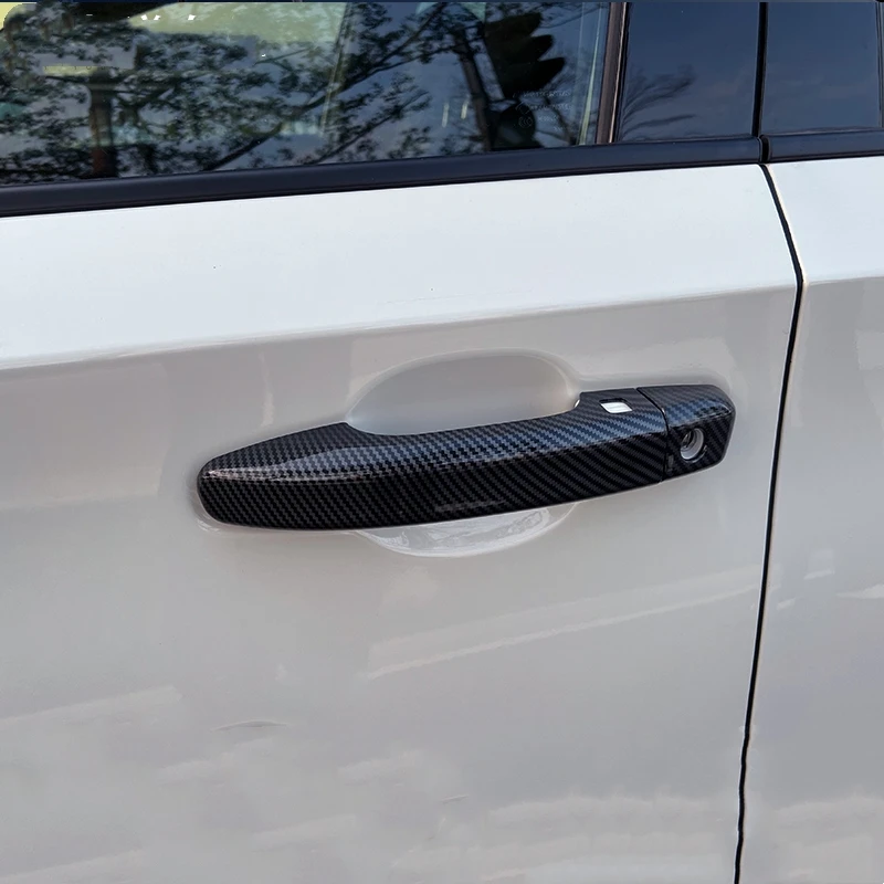 for honda accord 2018 2019 2020 2021 carbon fiber chrome car side door handle cover sticker styling for honda accord 2018 2019 2020 2021 carbon fiber chrome car side door handle cover sticker styling