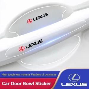 8pcs tpu car door handle film anti scratch stickers decal for lexus f sport es rx nx ls ux lm lx gx lc rz is ct gs rc hs sc tx l