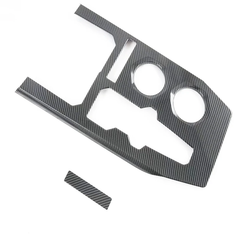 for changan unik uni k 2021 2023 2024 carbon car central console gear shift panel frame sticker water cup cover trim for changan unik uni k 2021 2023 2024 carbon car central console gear shift panel frame sticker water cup cover trim