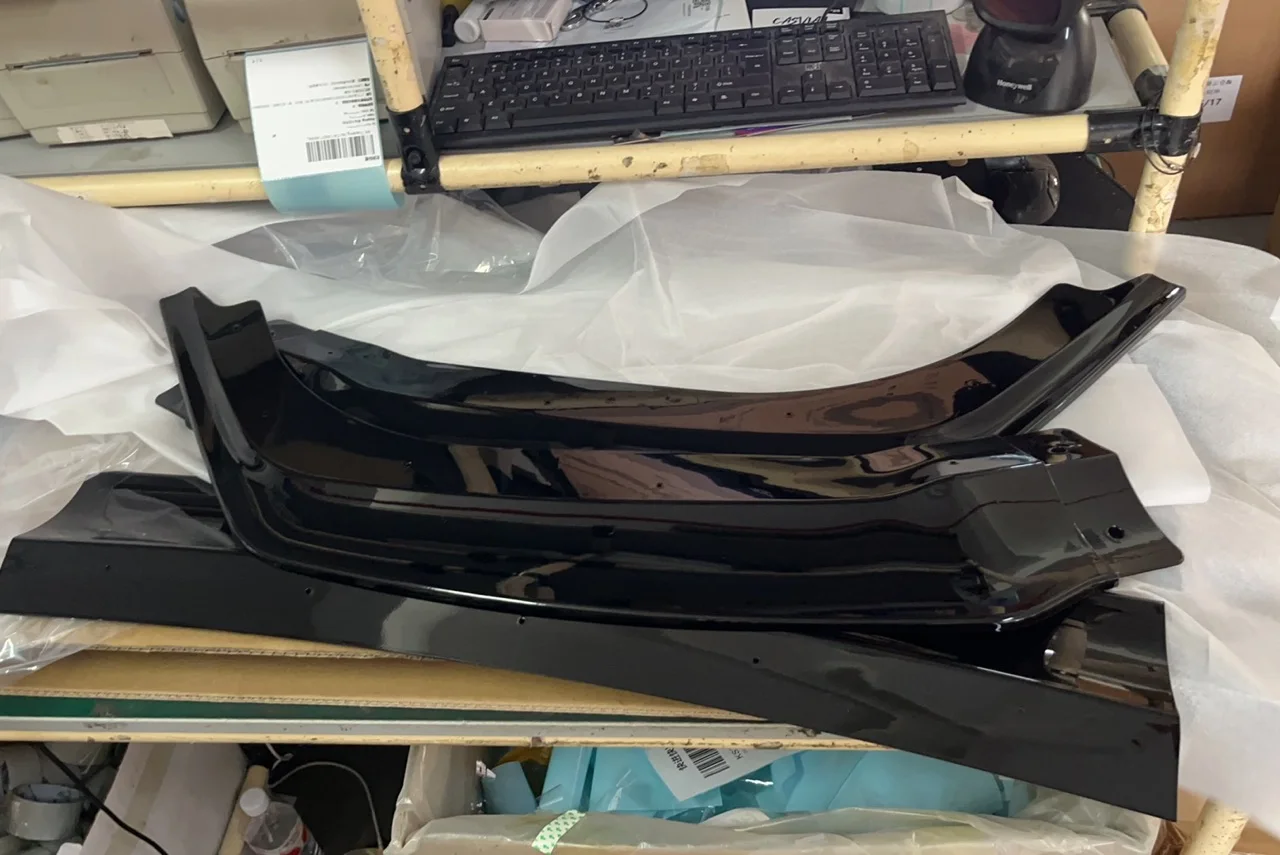for honda civic 2016 2021 10th fk7 hatchback si 2&4 door 3pcs gr style car front bumper lip spoiler guard protector body kits for honda civic 2016 2021 10th fk7 hatchback si 2&4 door 3pcs gr style car front bumper lip spoiler guard protector body kits