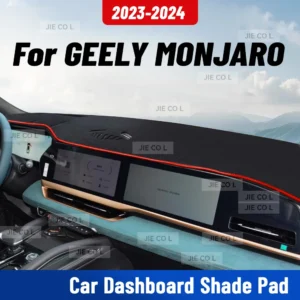 for geely monjaro 2023 2024 car dashmat anti uv dashboard cover dash mat sunshade auto sun mat carpet protective accessories
