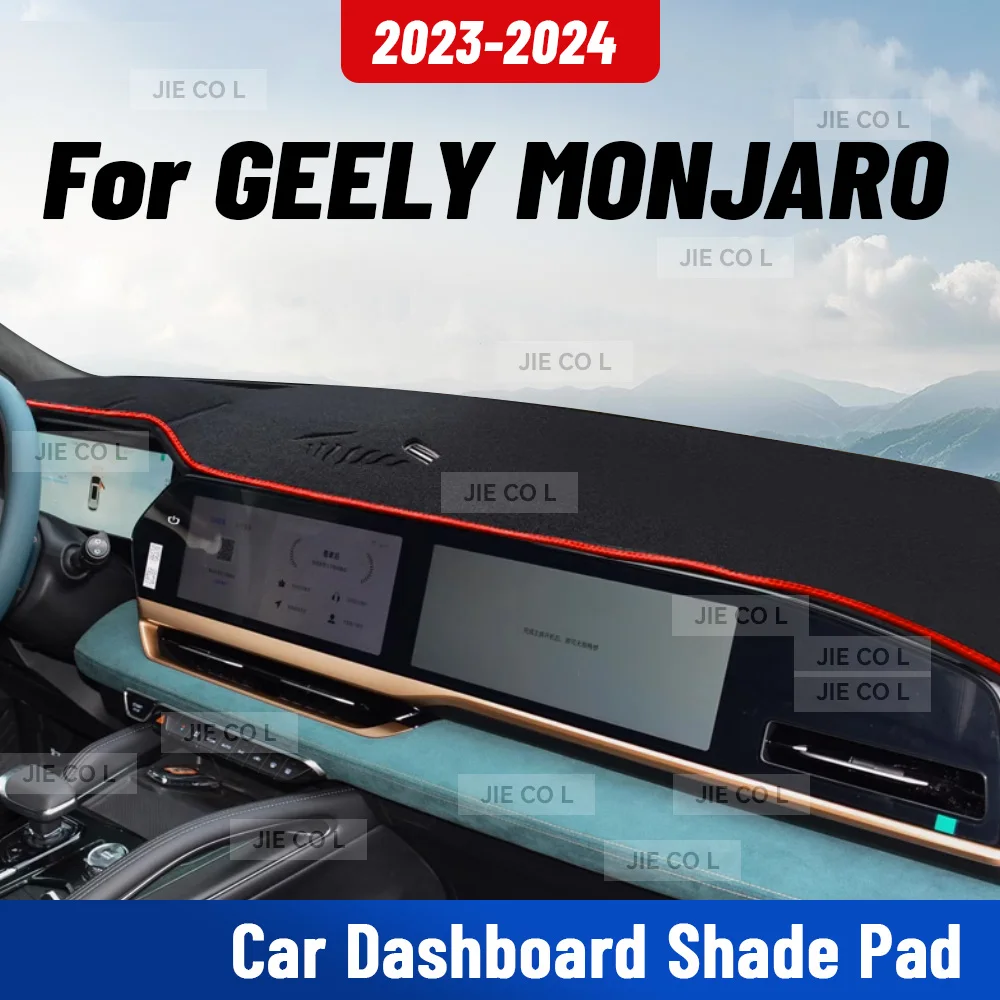 for geely monjaro 2023 2024 car dashmat anti uv dashboard cover dash mat sunshade auto sun mat carpet protective accessories for geely monjaro 2023 2024 car dashmat anti uv dashboard cover dash mat sunshade auto sun mat carpet protective accessories