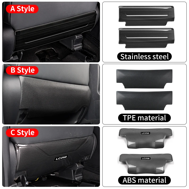 for toyota land cruiser lc120 lc150 lc250 2003 2025 prado 120 150 250 seat protection kick plate interior upgrade for toyota land cruiser lc120 lc150 lc250 2003 2025 prado 120 150 250 seat protection kick plate interior upgrade