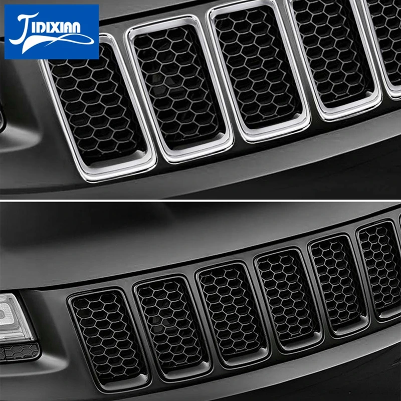 jidixian racing grills for jeep grand cherokee 2014 2015 2016 front insert honeycomb grille mesh decoration cover jidixian racing grills for jeep grand cherokee 2014 2015 2016 front insert honeycomb grille mesh decoration cover