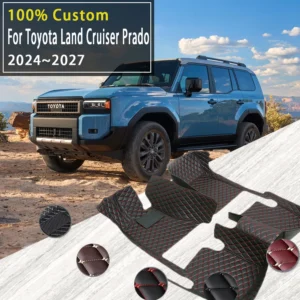 car floor mats for toyota land cruiser prado 250 j250 lc250 2024 2027 custom auto foot pads carpet cover interior accessories