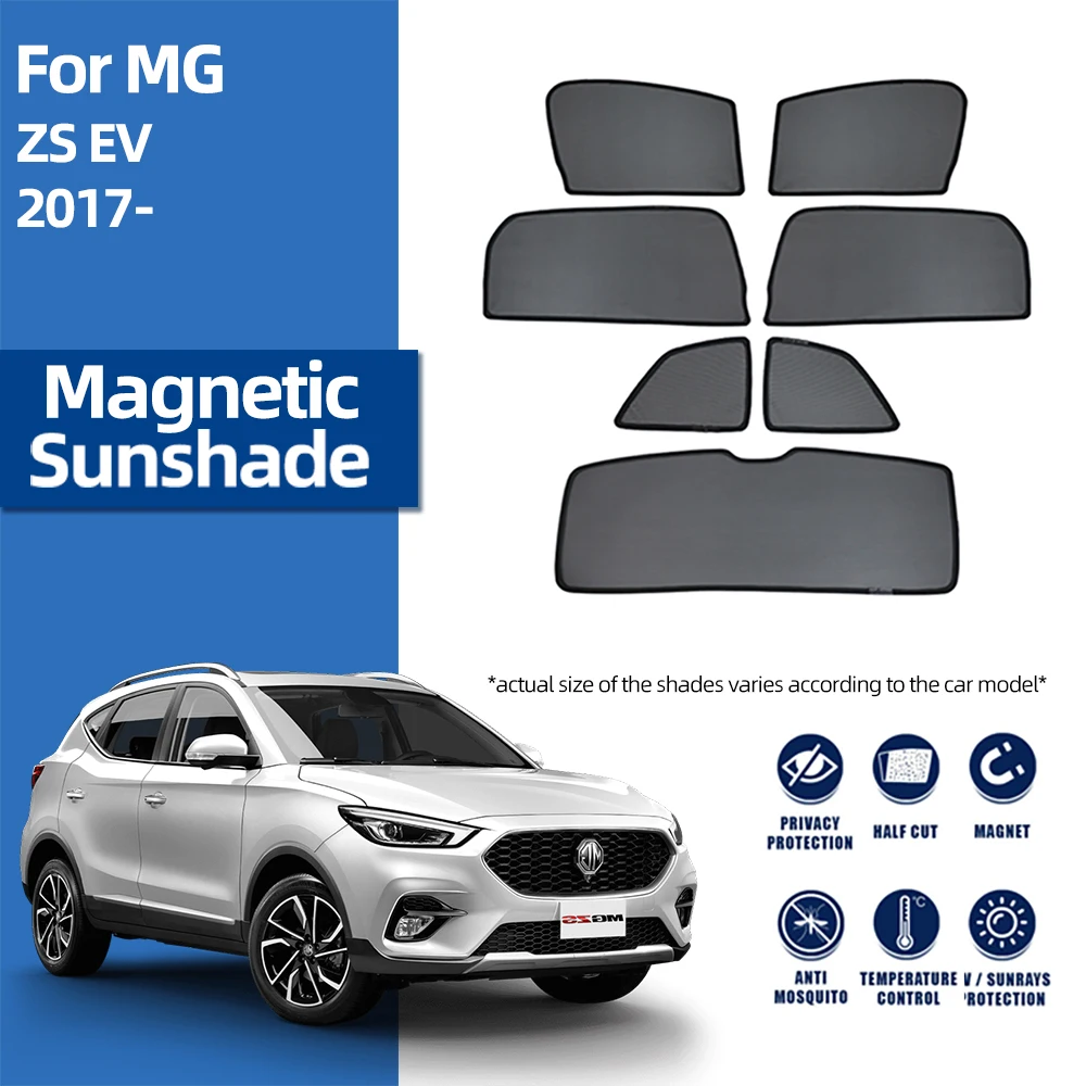 for mg zs ev zst 2017 2024 magnetic car sunshade shield front windshield curtain rear side baby window sun shade visor for mg zs ev zst 2017 2024 magnetic car sunshade shield front windshield curtain rear side baby window sun shade visor