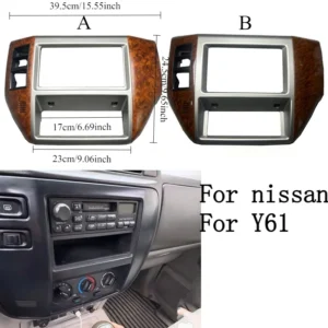 for nissan y61 1997 2006 air conditioner outlet adjustment panel audio control panel dv panel car center control panel