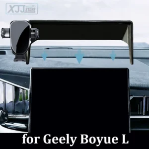 for geely boyue l atlas fx11 2022 2023 2024 2025 car navigation screen phone holder bracket with base wireless charging bracket