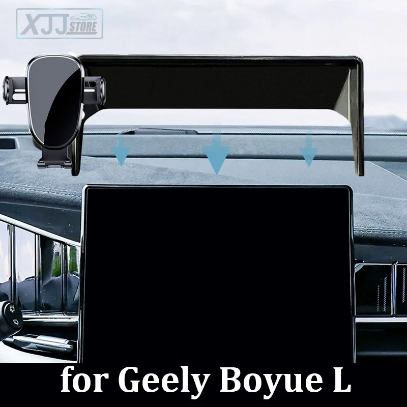 for geely boyue l atlas fx11 2022 2023 2024 2025 car navigation screen phone holder bracket with base wireless charging bracket for geely boyue l atlas fx11 2022 2023 2024 2025 car navigation screen phone holder bracket with base wireless charging bracket