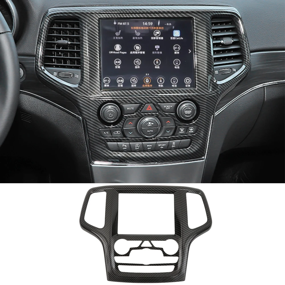 car center console navigation panel decoration cover trim for jeep grand cherokee 2014 2015 2016 2017 2018 interior accessories car center console navigation panel decoration cover trim for jeep grand cherokee 2014 2015 2016 2017 2018 interior accessories