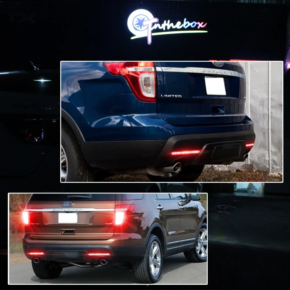 red led car rear bumper reflectors lights for ford explorer 2011 2012 2013 2014 2015 rear fog light tail/brake light stop light red led car rear bumper reflectors lights for ford explorer 2011 2012 2013 2014 2015 rear fog light tail/brake light stop light