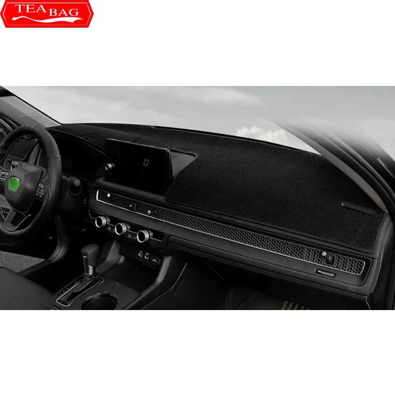 car styling dash mat dashmat dashboard cover sun shade dash board cover carpet for honda civic 11th gen 2021 2022 car styling dash mat dashmat dashboard cover sun shade dash board cover carpet for honda civic 11th gen 2021 2022