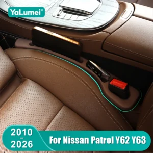 for nissan patrol y62 y63 2010 2018 2019 2020 2021 2022 2023 2024 2025 2026 car seat leak proof strips gap side seam storage