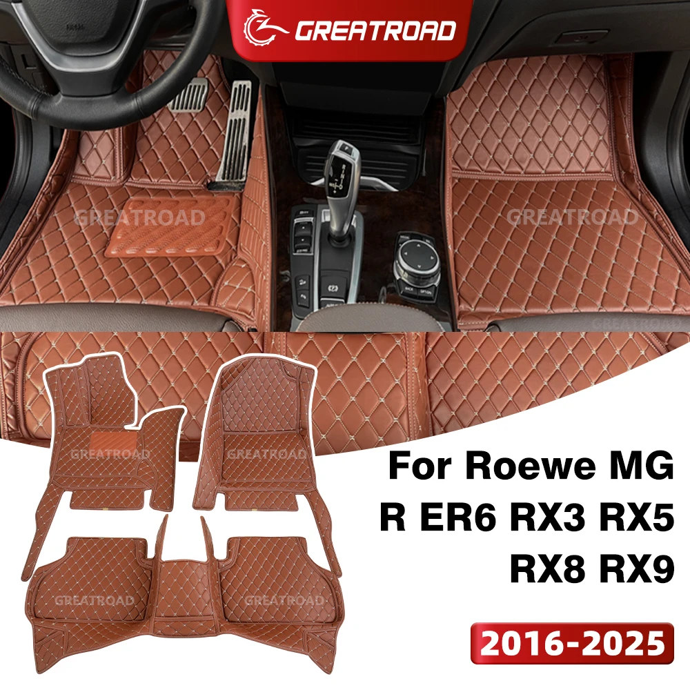 greatroad for roewe mg r er6 rx3 rx5 rx8 rx9 (5 seat) 2016 2025 custom car floor mat auto carpet cover interior accessories greatroad for roewe mg r er6 rx3 rx5 rx8 rx9 (5 seat) 2016 2025 custom car floor mat auto carpet cover interior accessories
