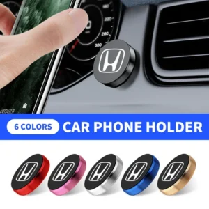 mini car phone holder air vent smartphone mobile stand magnetic bracket for honda mugen civic city odyssey accord crv hrv jazz