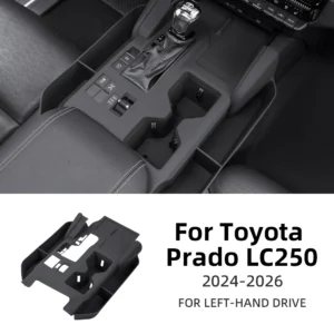 for toyota land cruiser prado lc250 250 j250 2024 2025 lhd center console silicone cover anti scratch anti dust interior