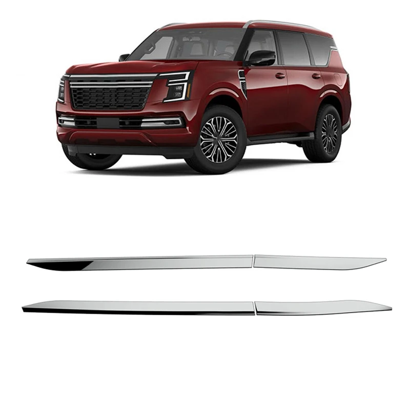 for nissan patrol armada y63 2025 2026 car door edge body decoration bright strip abs car exterior decoration modification parts for nissan patrol armada y63 2025 2026 car door edge body decoration bright strip abs car exterior decoration modification parts
