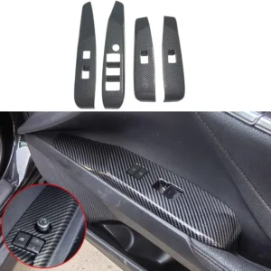 fit for toyota camry 9th gen 2024 2025 accessories carbon fiber interior door window switch panel cover window control button