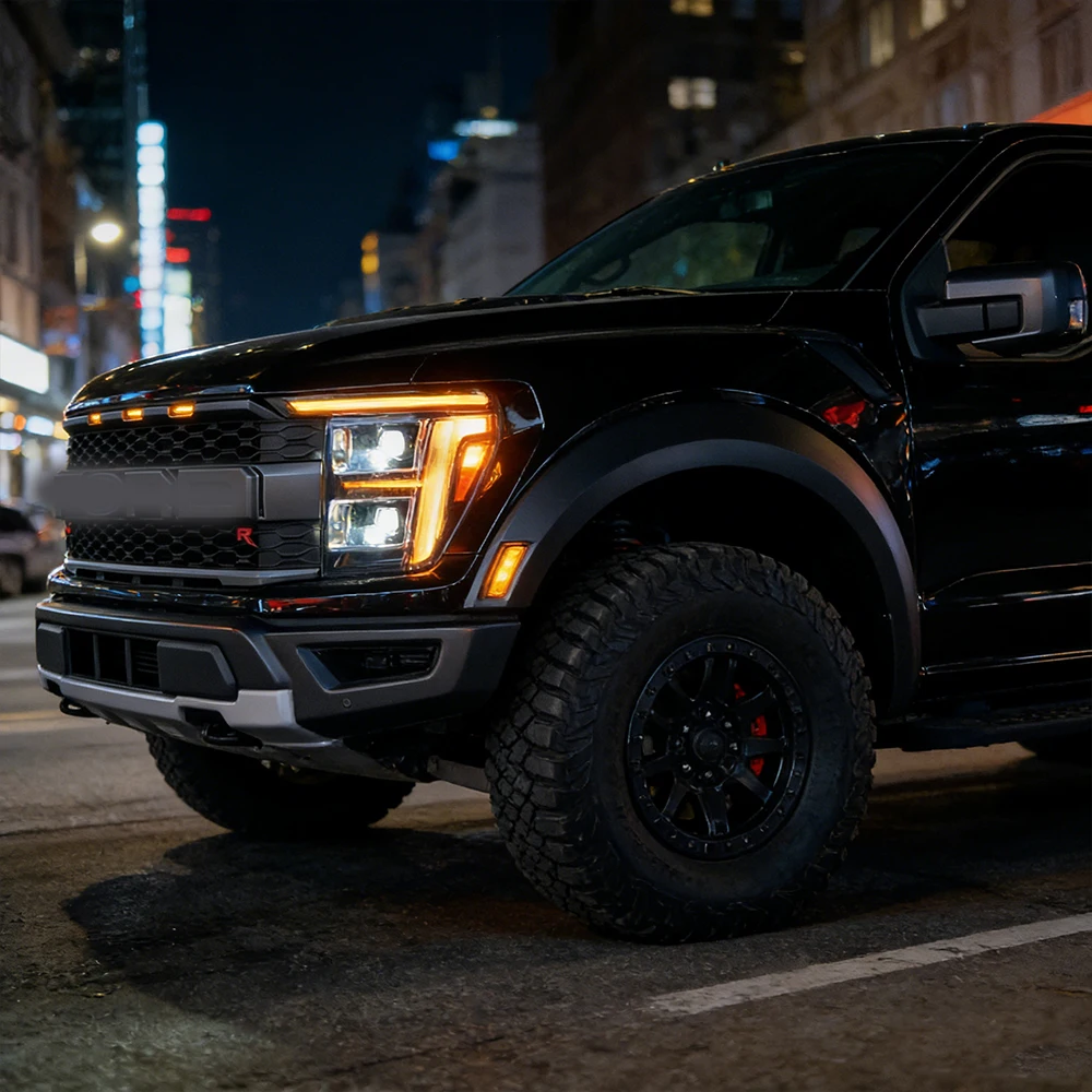 for ford f150 raptor 2022 2024 led auto headlight assembly projector lens front lamps upgrade plug and play car for ford f150 raptor 2022 2024 led auto headlight assembly projector lens front lamps upgrade plug and play car